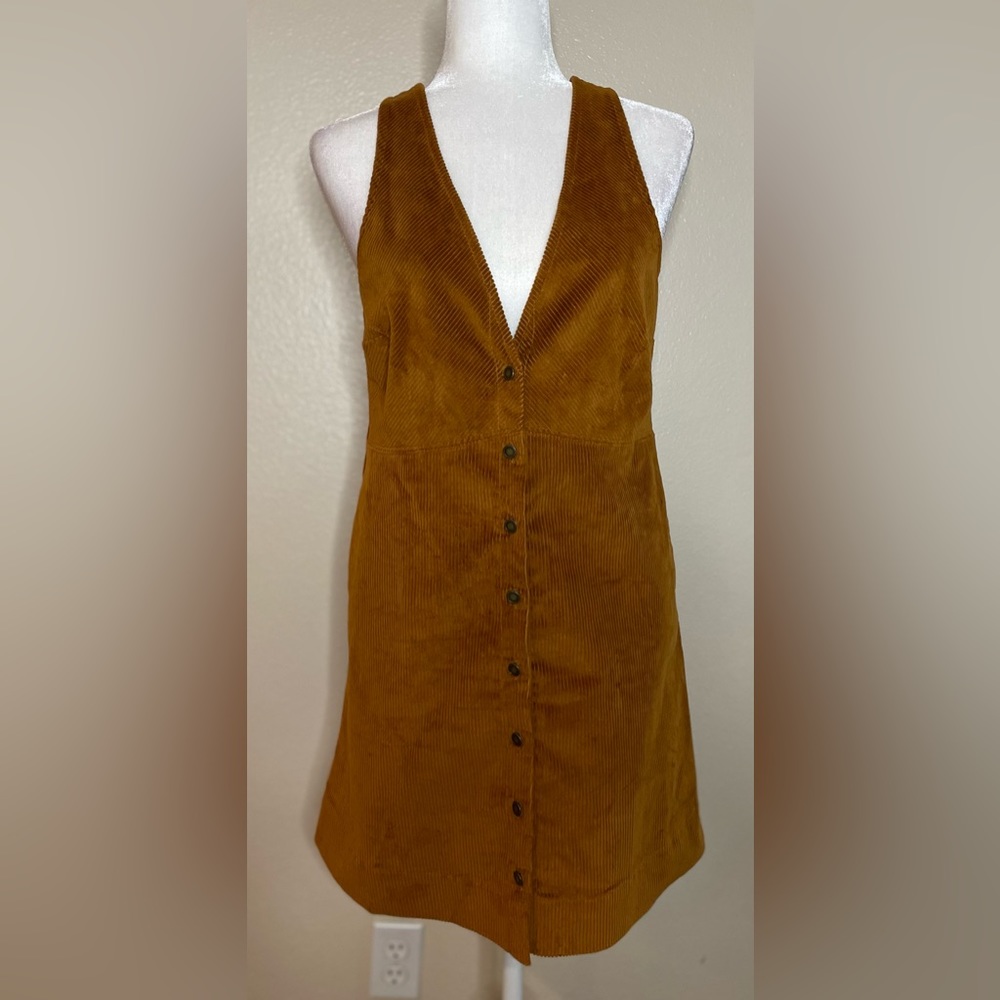 Free People Rolling thunder Corduroy Mini Dress Sz S